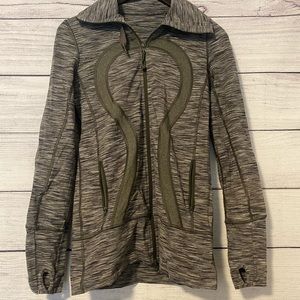 Lululemon Stride Jacket Gray Wren Space